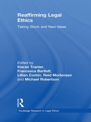 cover image of Reaffirming Legal Ethics